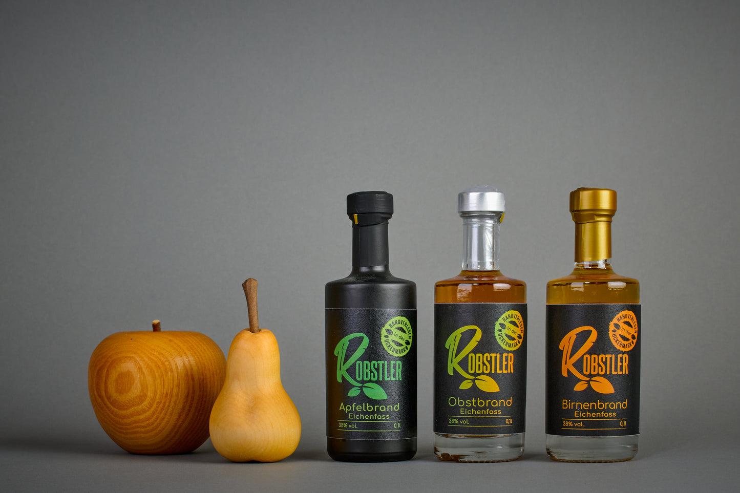 Probierkollektion Fasslagerung - Drei verschiedene Obstbrände - 3 Flaschen 300 ml